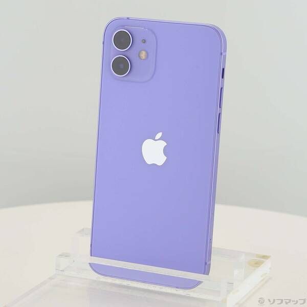 中古品〕 iPhone12 64GB パープル MJNH3J／A SIMフリー【344】 - メルカリ
