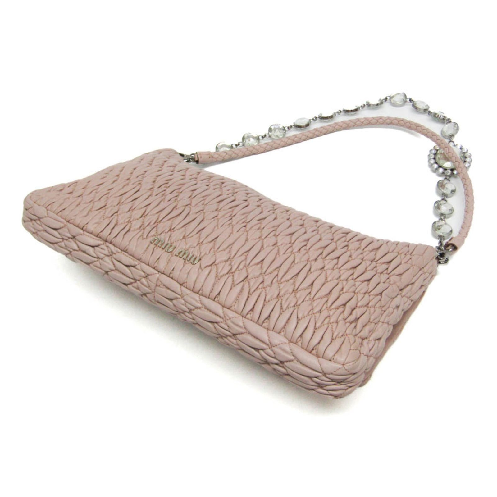 ミュウミュウ(Miu Miu) マテラッセ ナッパクリスタル レディース