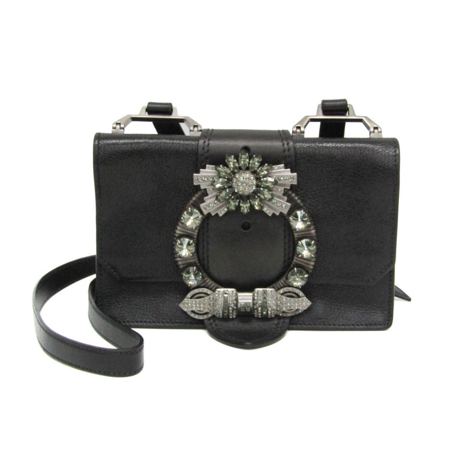 ミュウミュウ(Miu Miu) マドラス MADRAS 5BH609 レディース レザー 