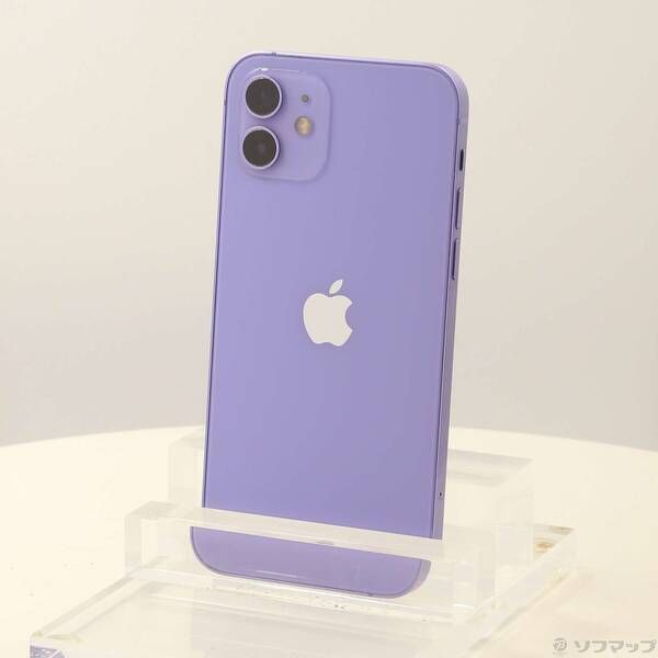 Apple　iPhone12　64GB　パープル　中古品　初期化済み 中古品〕 iPhone12 64GB パープル MJNH3J／A SIMフリー【349】 - メルカリ