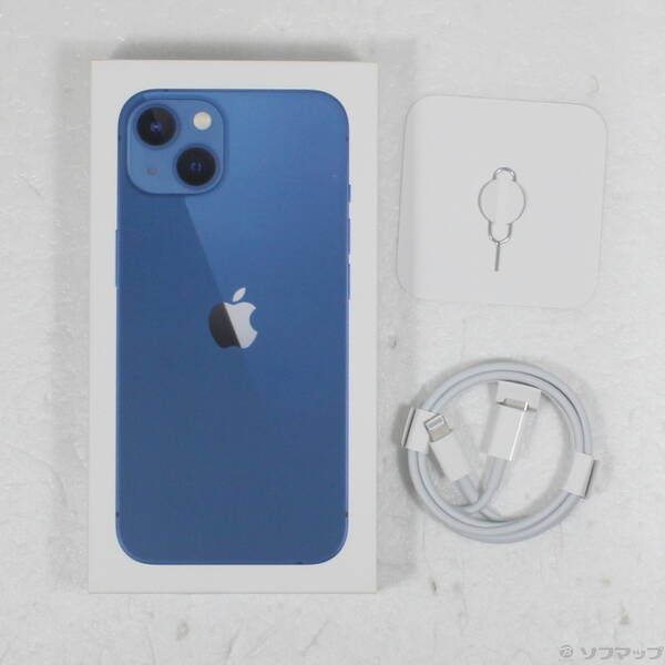 中古品〕 iPhone13 128GB ブルー MLNG3J／A SIMフリー【295】 - メルカリ