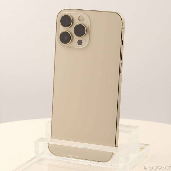 中古品〕 iPhone13 Pro Max 512GB ゴールド MLJV3J／A SIMフリー【344