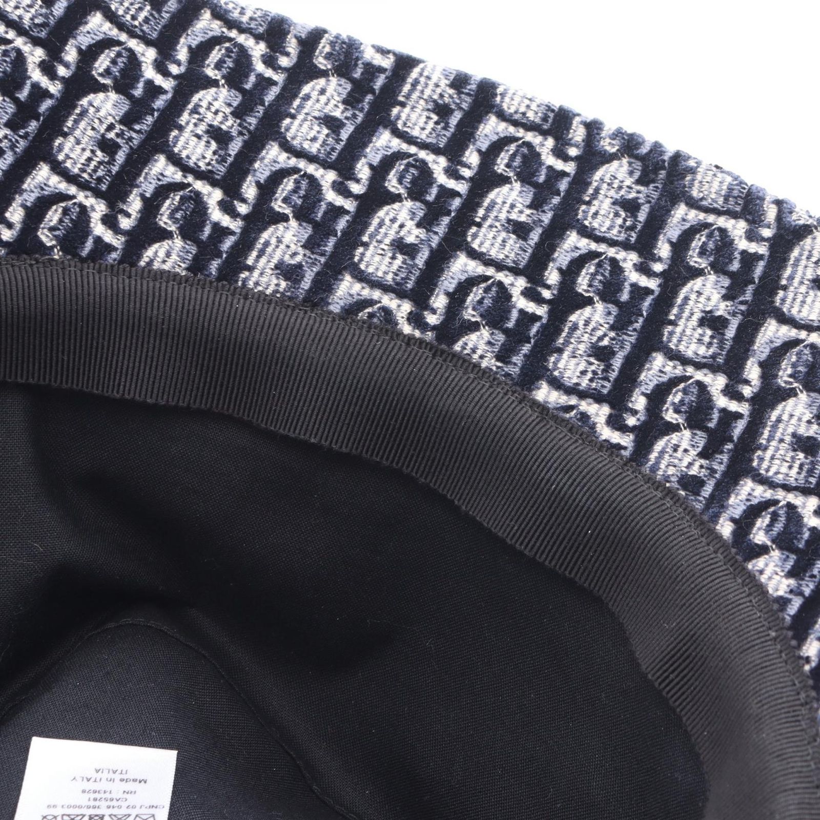 ディオール　ウール×シルク　ハット GENTLY 大きいサイズ ウールフェルト シルクハット ミドルクラウン LL