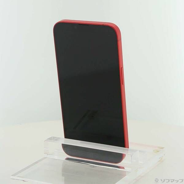 中古品〕 iPhone14 128GB プロダクトレッド MPV93J／A SIMフリー【262