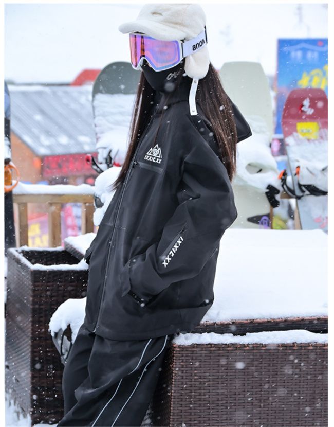 スキーウェア スノボウェア 上下セット 男女兼用 防寒撥水 パーカー