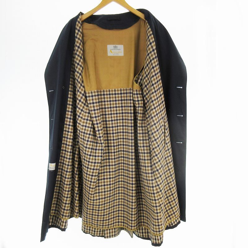アクアスキュータム AQUASCUTUM 80s 90s 英国製 トレンチコート ロング