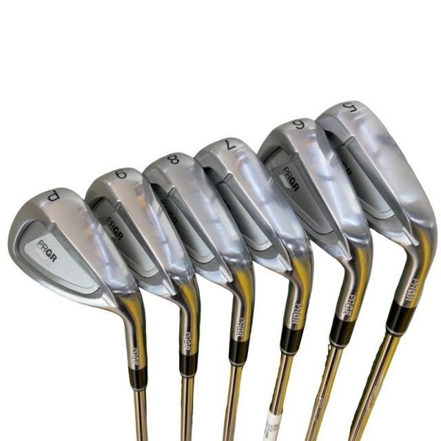 中古】 プロギア PRGR 02 6S アイアンセット IR スペックスチールIII