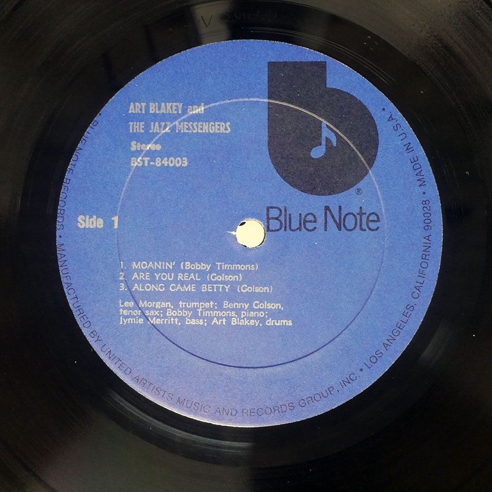 US盤 ART BLAKEY/MOANIN'/BLUE NOTE BST84003 LP - メルカリ