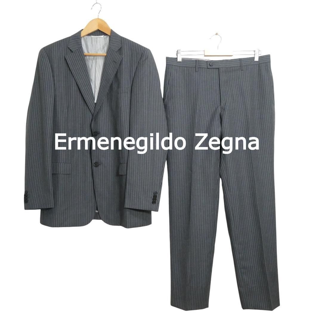 美品 Ermenegildo Zegna エルメネジルドゼニア サイズ50 ストライプ柄