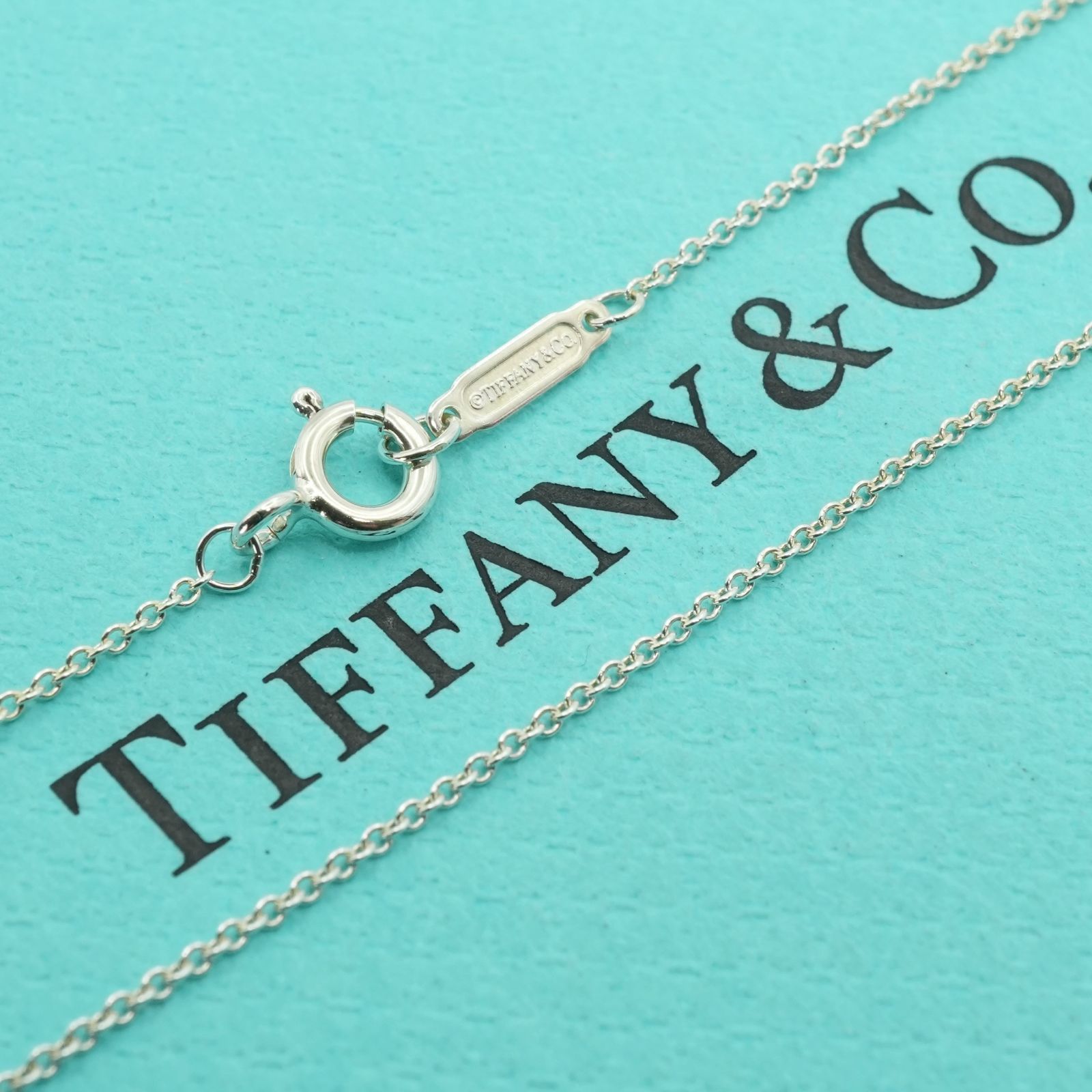 正規品　極美品 ティファニーチェーンのみ 極美品86cm ティファニー ロングボールチェーン ネックレス/25-1703