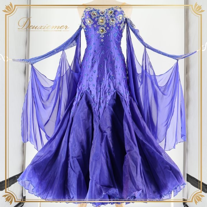 スタンダードドレス✨流行りの短め丈！ちょっとした競技会やダンスパーティーに！ スタンダードドレス✨流行りの短め丈！ちょっとした競技会やダンス