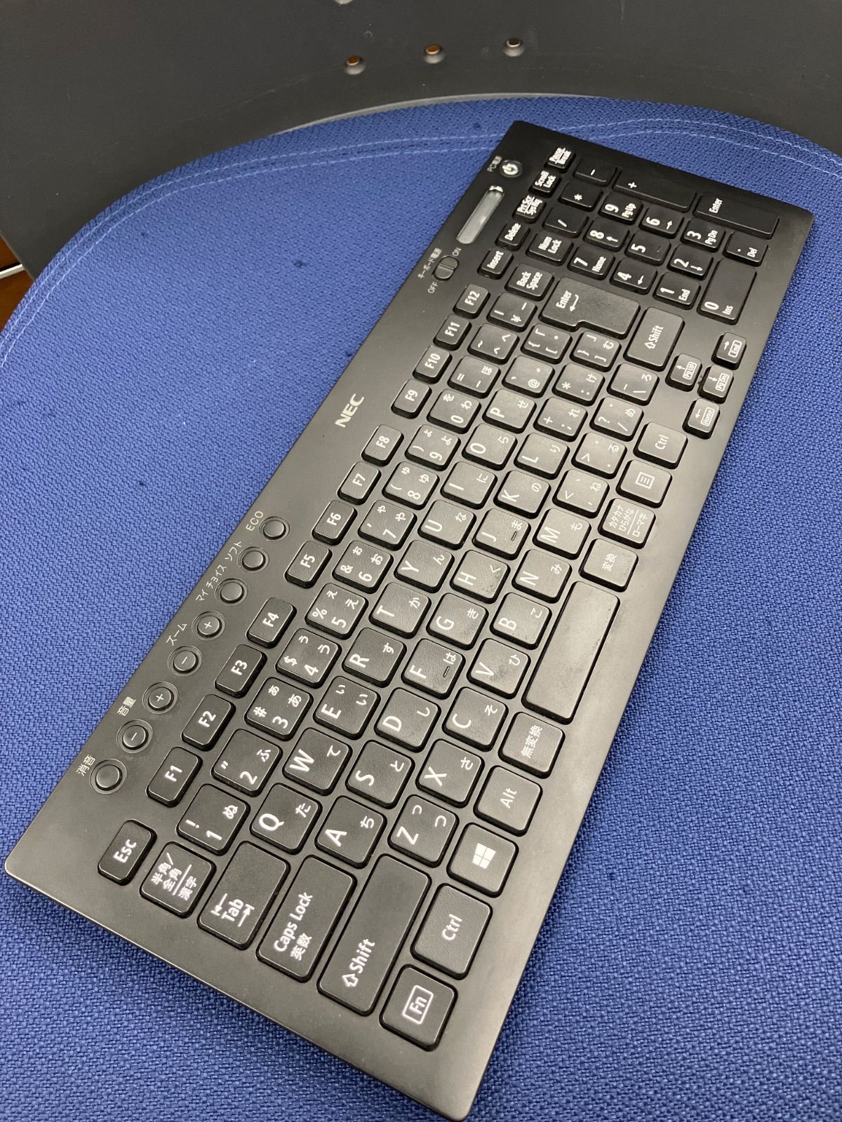 NEC 純正 ワイヤレスキーボード マウス セット 動作確認済み 状態良好