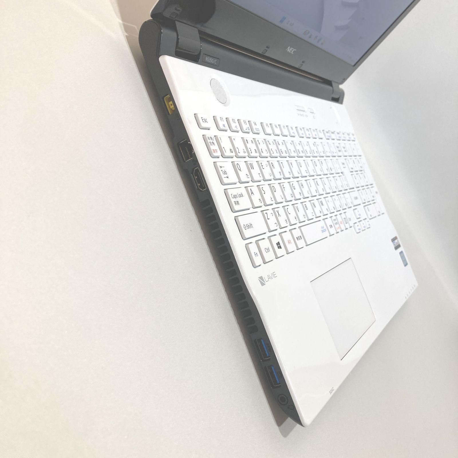 初心者✨i3・ブルーレイ・オフィス◇白◇すぐ使えるノートパソコン