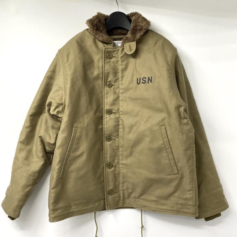 中古】HOUSTON N-1 デッキジャケット タイト・ステンシルモデル 5N-1X