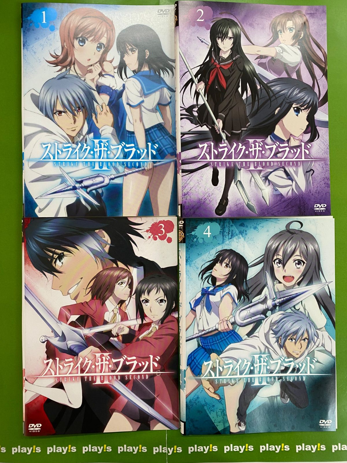 ストライク・ザ・ブラッド 32巻DVD 全巻完結セットレンタル落ち ストライク・ザ・ブラッド II [レンタル落ち] 全4巻セット DVD - メルカリ