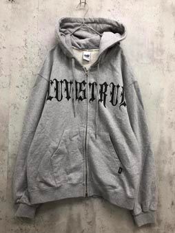 LUVISTRUE ラヴイズトゥルー MZ 2-WAY GLITTER HOOD ZIP UP 裏毛