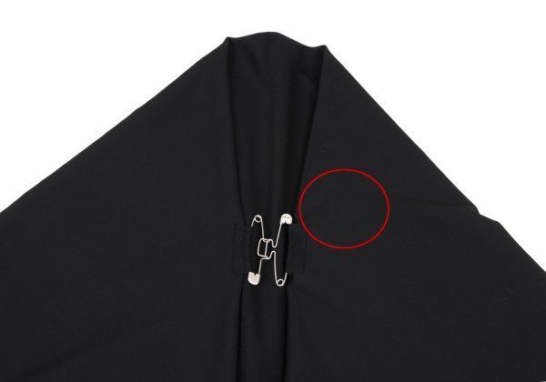 ジャンポールゴルチエJean Paul GAULTIER テーピングケープストール 黒