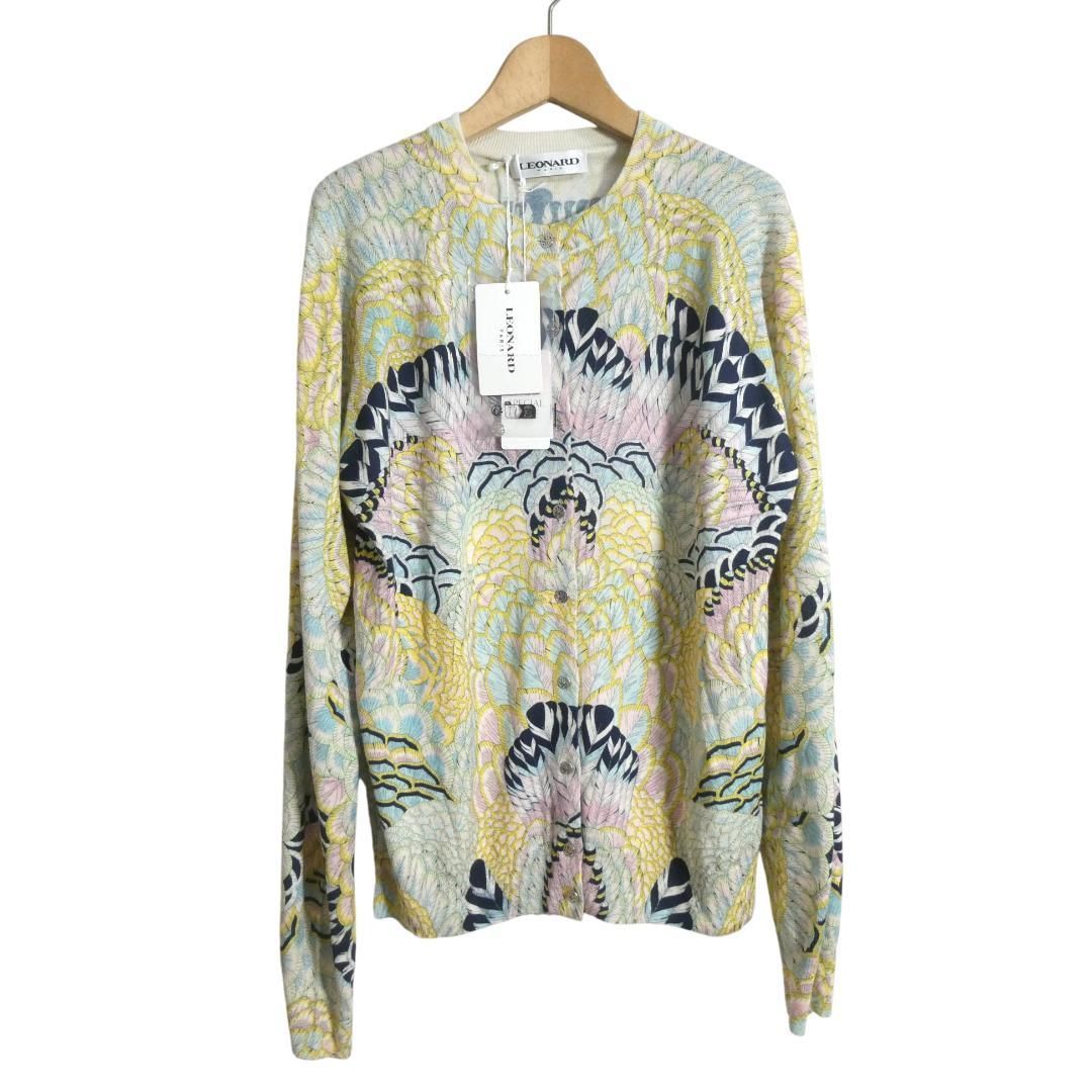 新品同様 LEONARD PARIS レオナールパリ サイズ40 L シルク×ウール