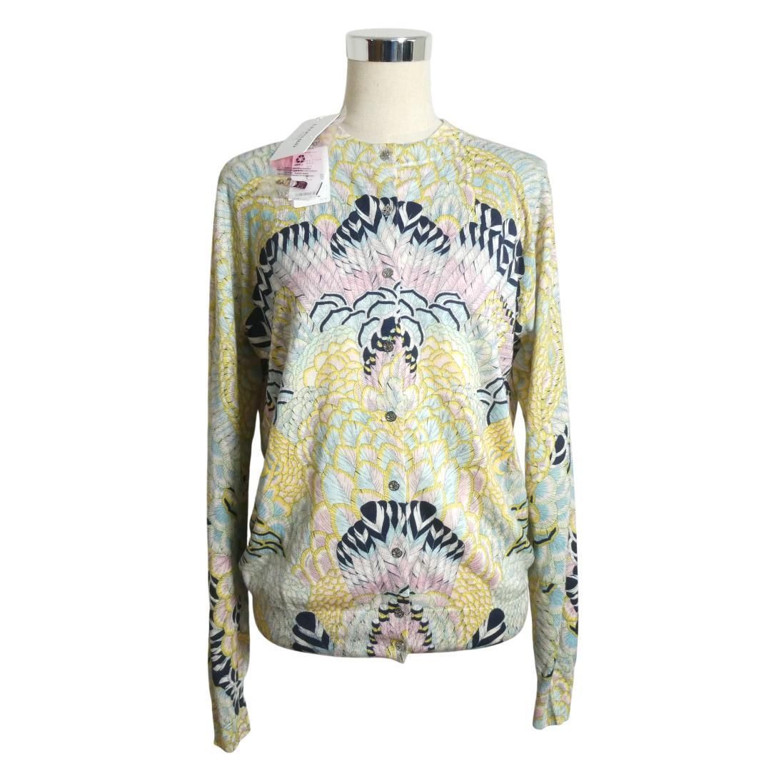 新品同様 LEONARD PARIS レオナールパリ サイズ40 L シルク×ウール