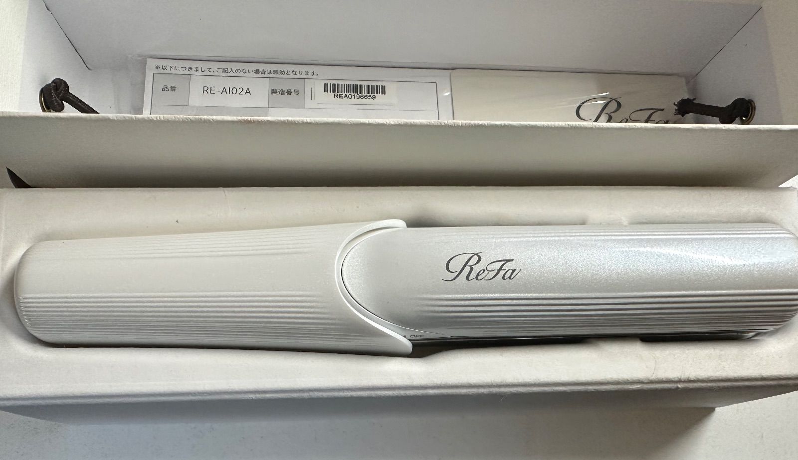 美品 ReFaリファフィンガーアイロンST RE-A102A MTG - メルカリ