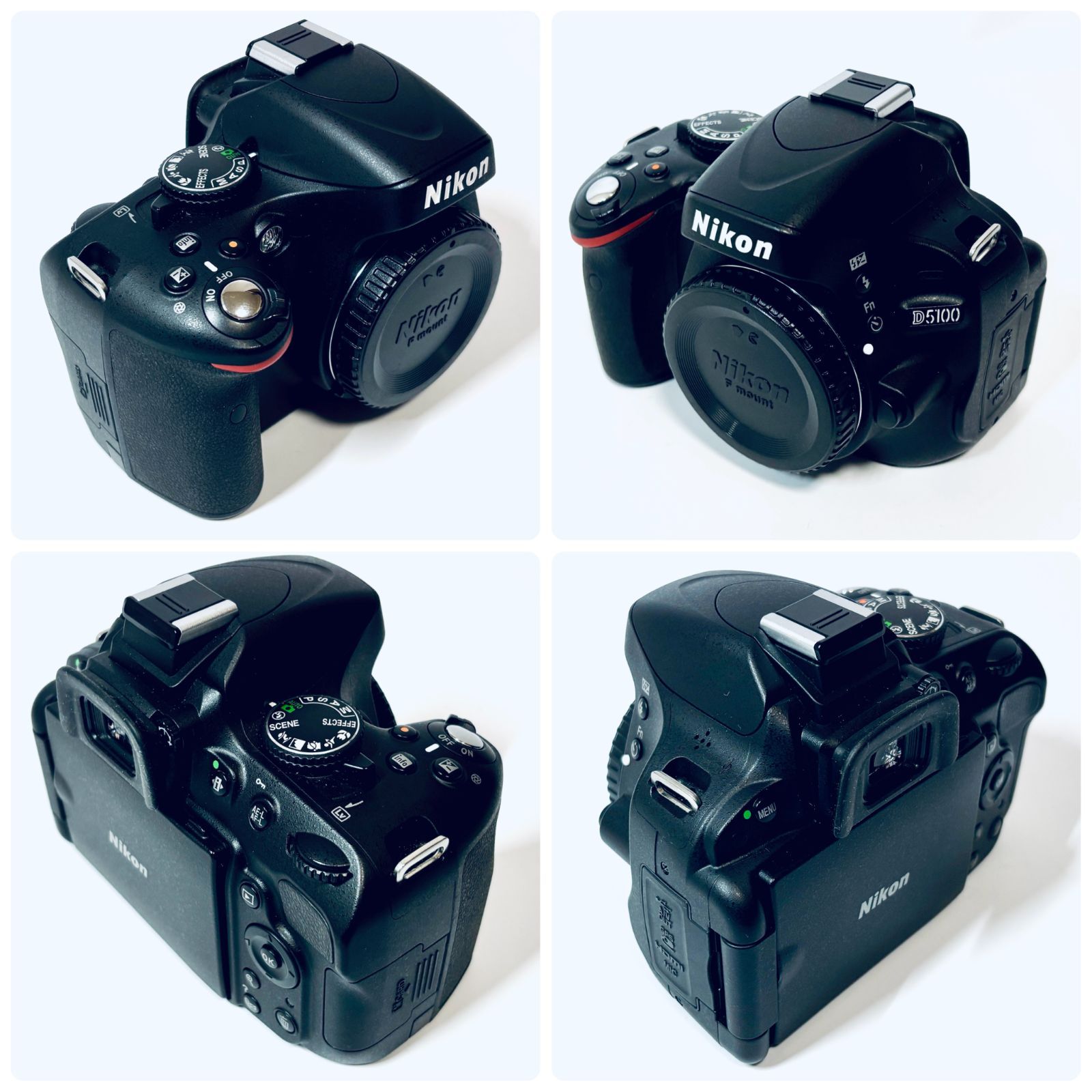 美品】デジタルカメラ Nikon D5100 & DX AF-S NIKKOR 55-200mm f4.5 