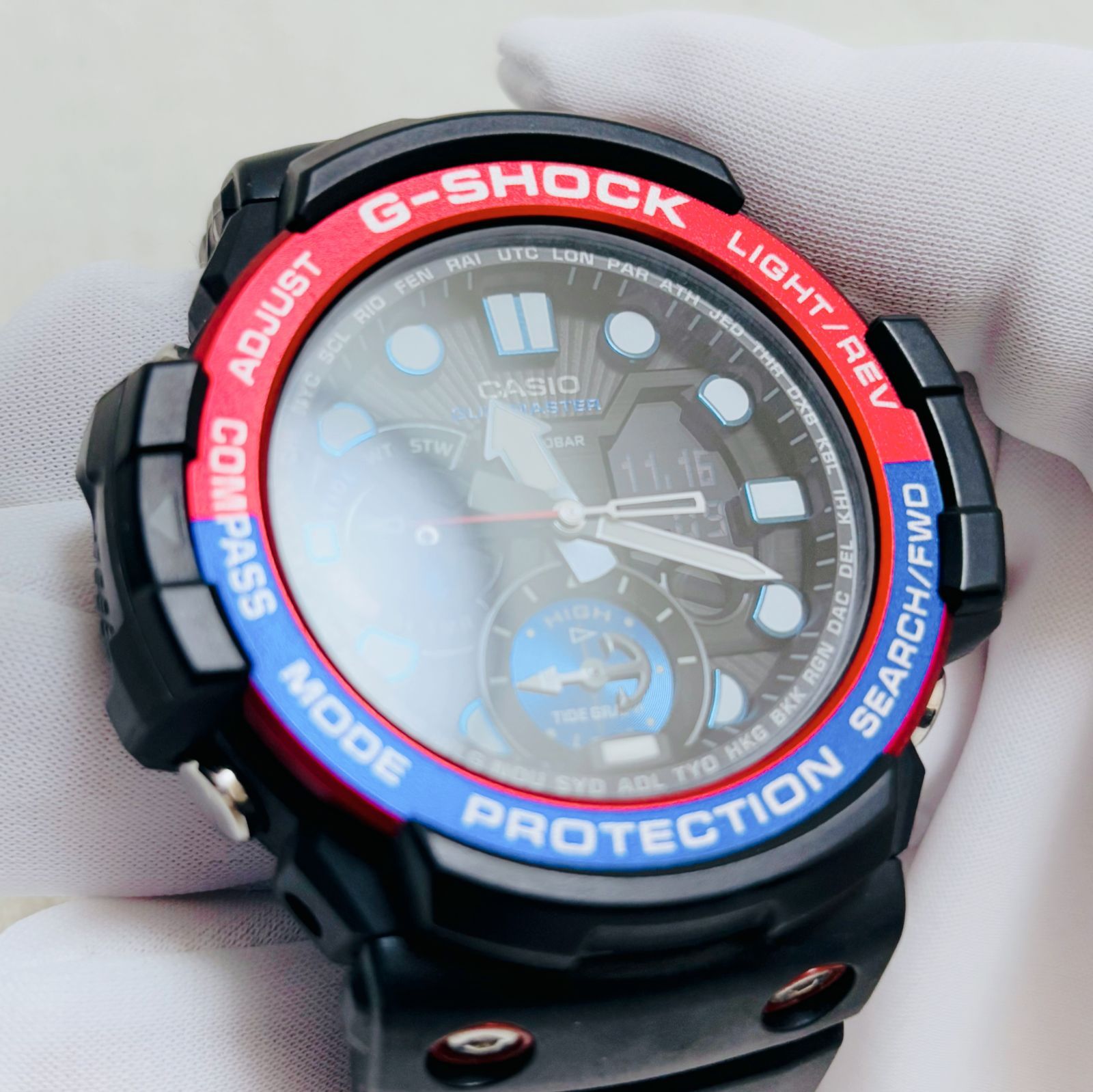 クーポンあり】準美品 G-SHOCK GN-1000 ガルフマスター ペプシカラー
