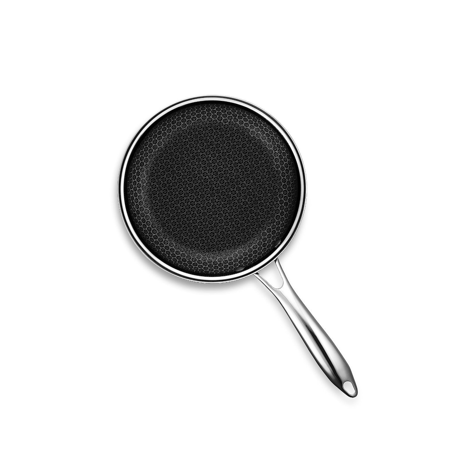 HexClad フライパン 20cm 【焦げ付き防止加工】未使用品 訳アリ】HexClad ハイブリッド ノンスティック フライパン 【20cm