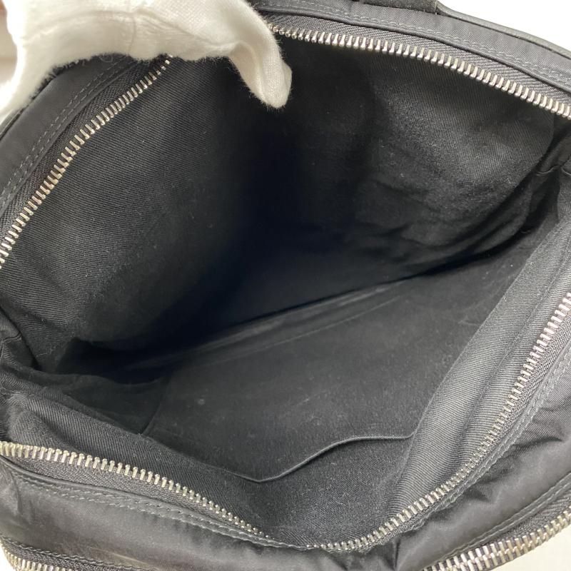 中古】ORCIANI リサイクルナイロン バックパック ブラック