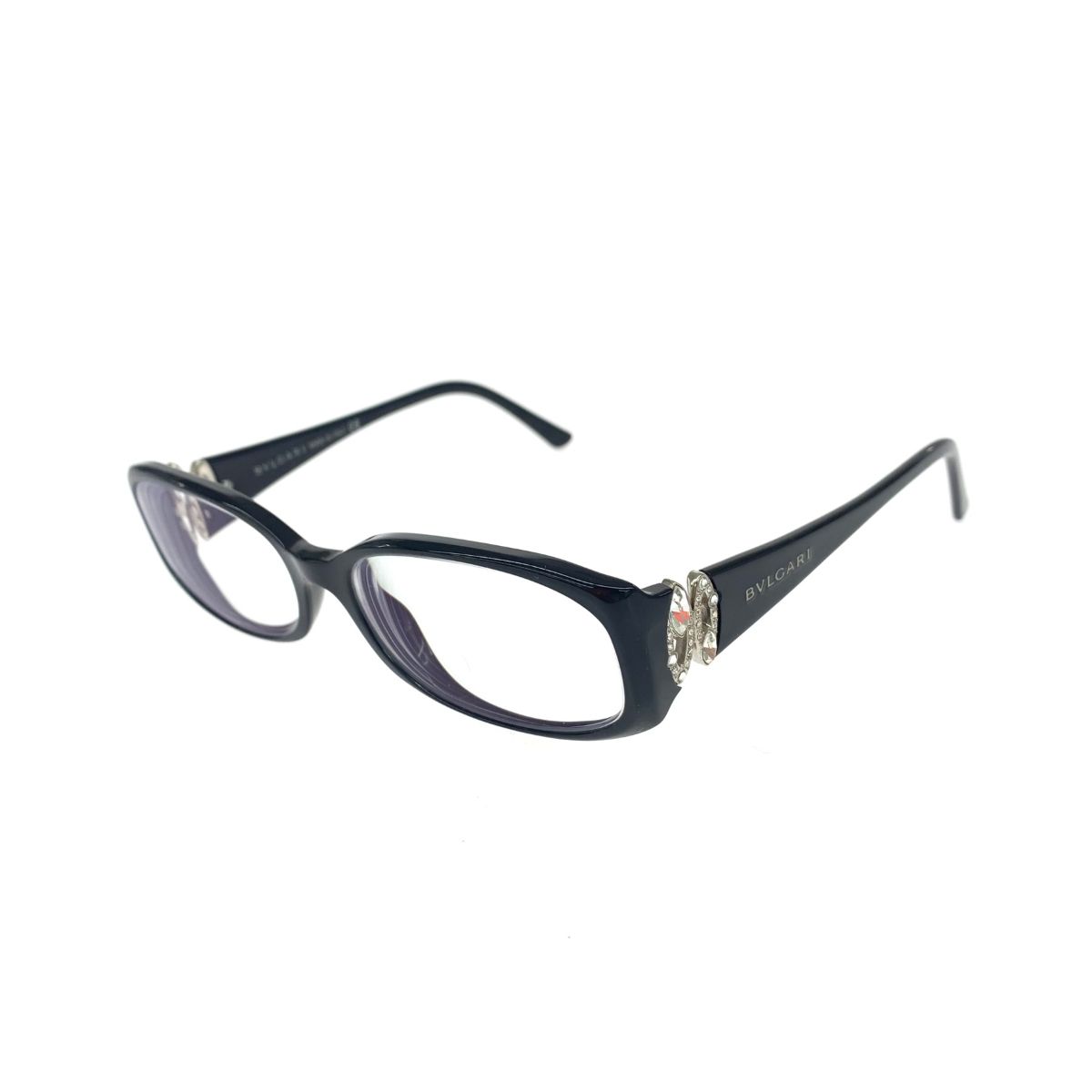 BVLGARI ブルガリ メガネ  ラインストーン 4020-B   ブラック ユニセックス / 240001179866 BVLGARI ブルガリ メガネ ラインストーン 4020-B ブラック ユニ