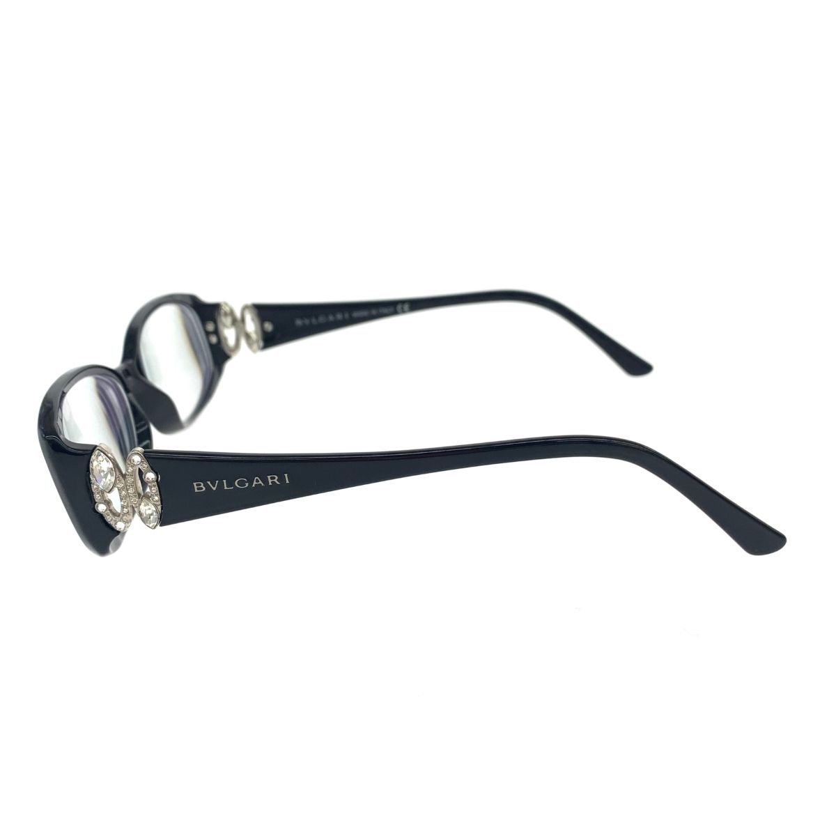 BVLGARI ブルガリ メガネ  ラインストーン 4020-B   ブラック ユニセックス / 240001179866 BVLGARI ブルガリ メガネ ラインストーン 4020-B ブラック ユニ