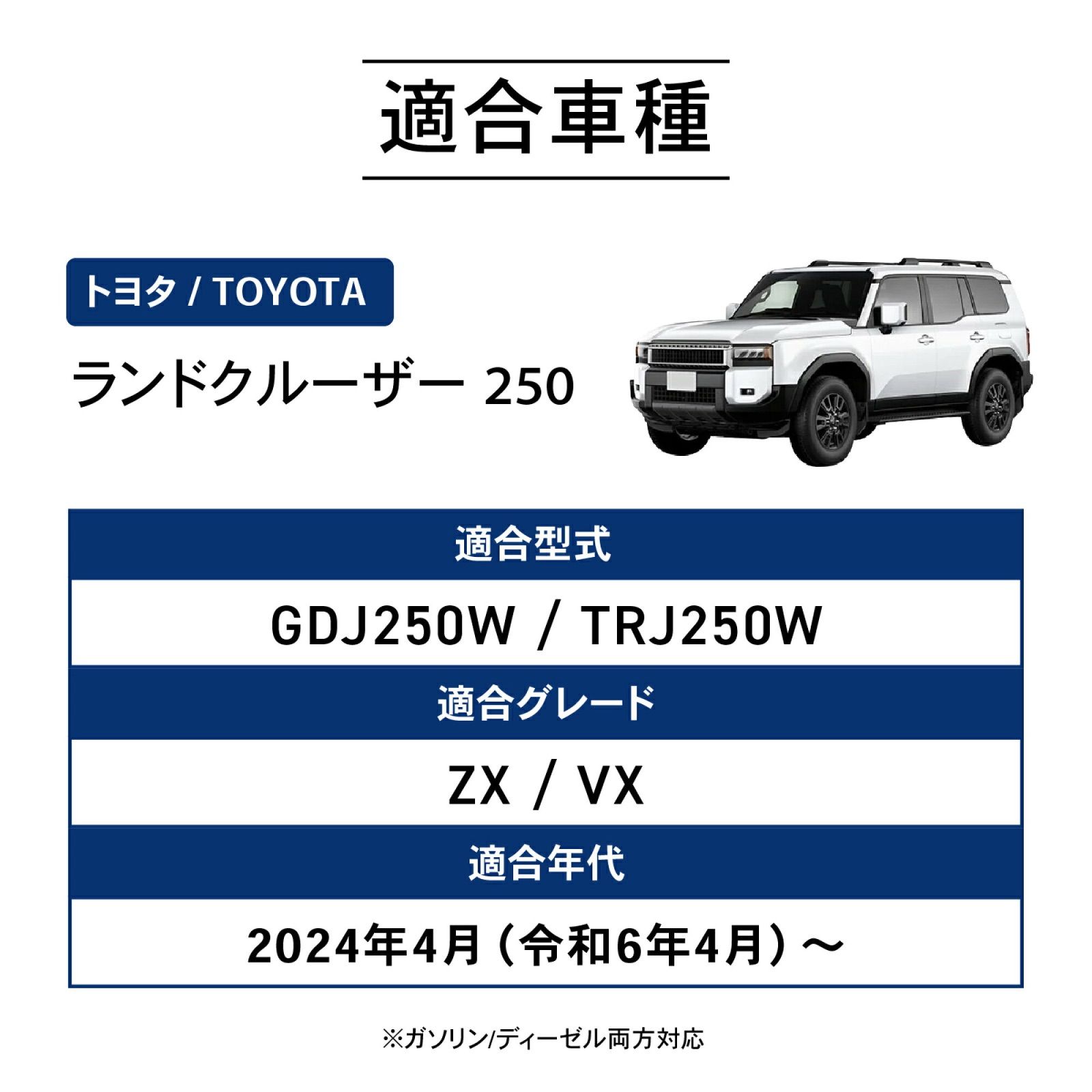 アウトレット】 A1525L25LR ランドクルーザー 250 リアラダー 251229