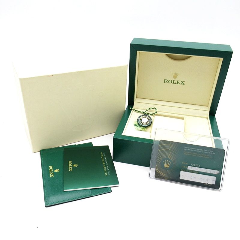 ロレックス エクスプローラー36 ウォッチ 124273 箱 保証書 K18YG/SS