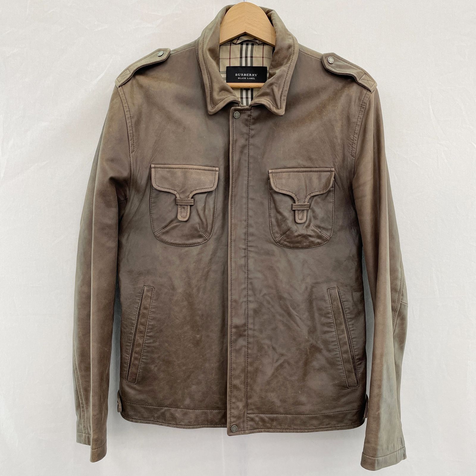 BURBERRY BLACK LABEL レザージャケット BMP65－309－57 L