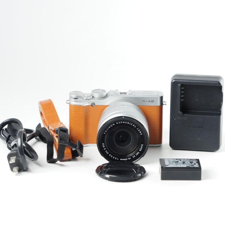 FUJIFILM ミラーレス一眼 X-A2 ブラウン X-A2BW1650 レンズキット XA2