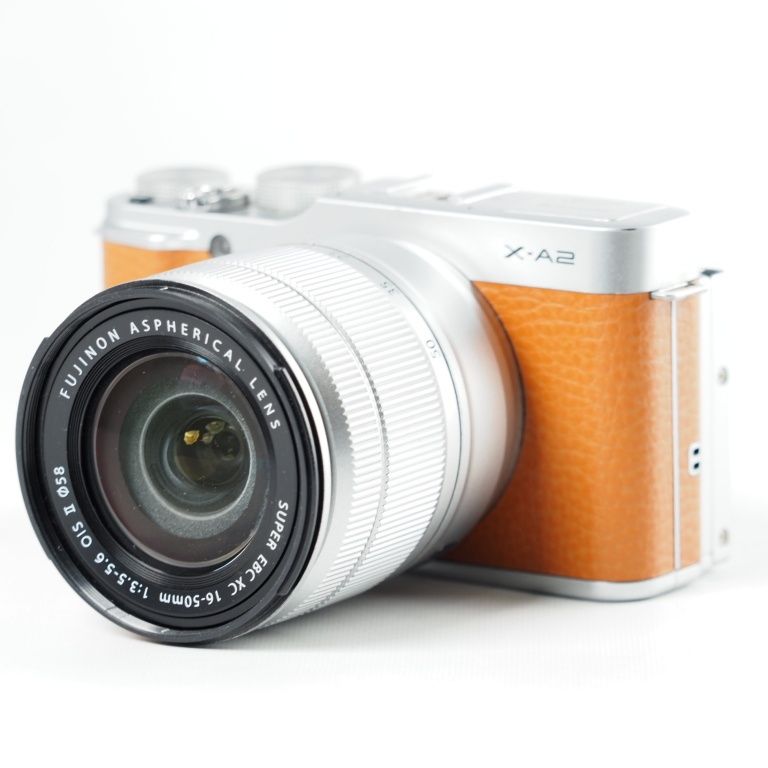 FUJIFILM ミラーレス一眼 X-A2 ブラウン X-A2BW1650 レンズキット XA2