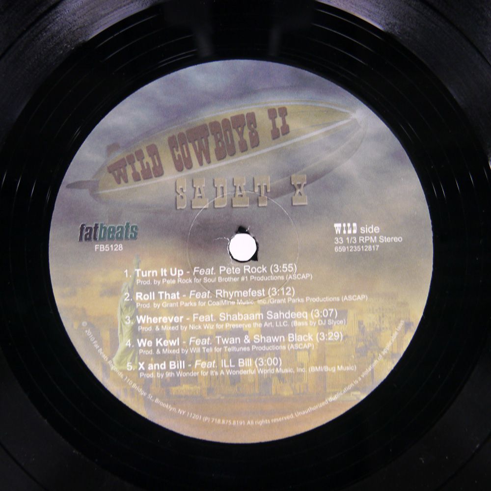 US盤 SADAT X/WILD COWBOYS II/FAT BEATS FB5128 12 - メルカリ