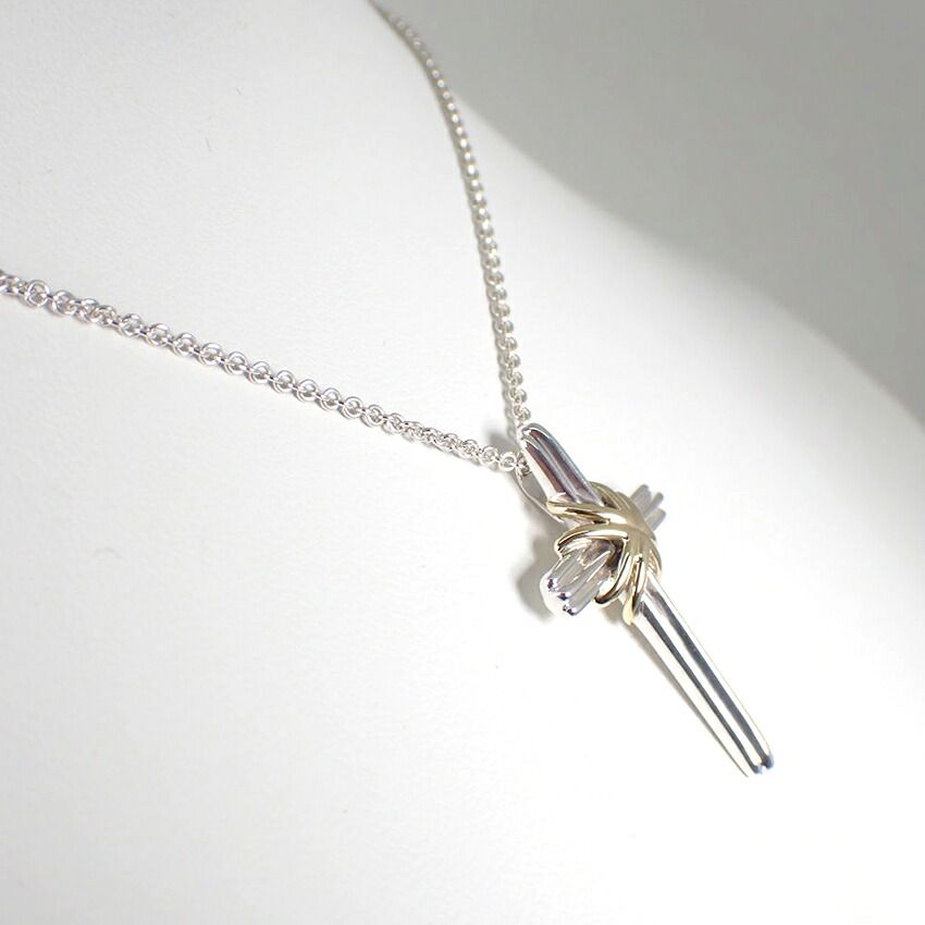 ティファニー 925/750 シグネチャークロス /ネックレス//j126-2 - メルカリ