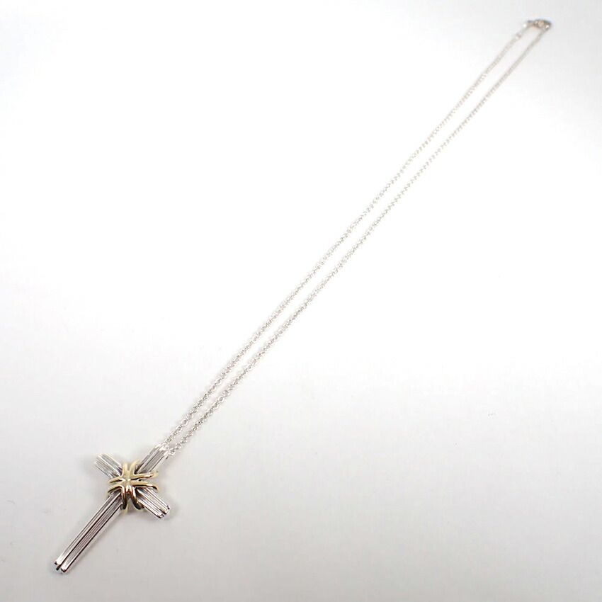 ティファニー 925/750 シグネチャークロス /ネックレス//j126-2 - メルカリ