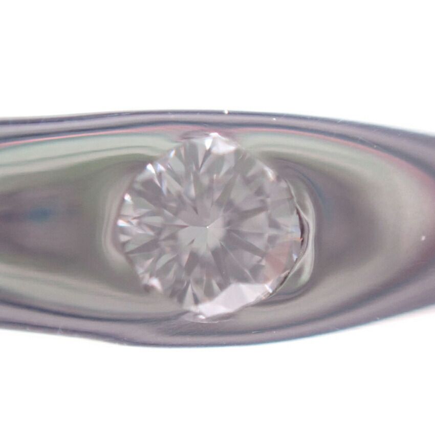 ティファニー 925 ダイヤ スタッキングバンド リング /8号/j126-11