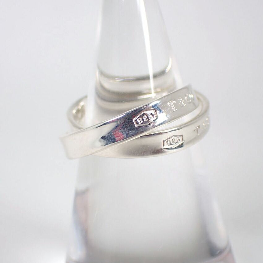 ティファニー925 1837インターロッキングサークルリング9号/j126-14