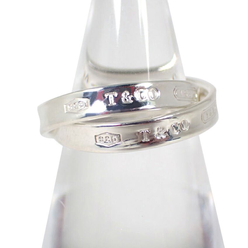 ティファニー925 1837インターロッキングサークルリング9号/j126-14