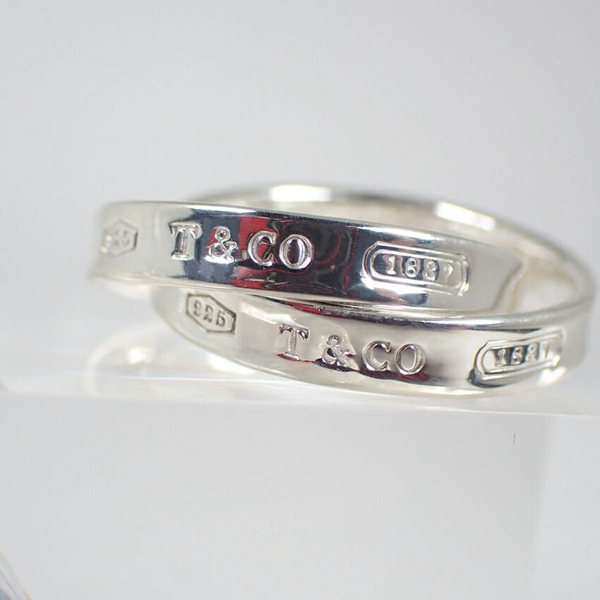 ティファニー925 1837インターロッキングサークルリング9号/j126-14