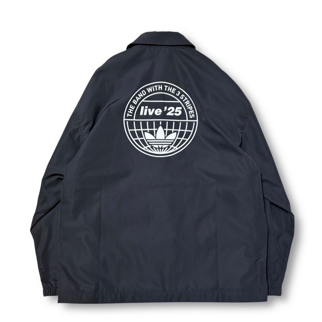 adidas × oasis 美品 ジャケット TOUR COACH JACKET ブラック サイズXL