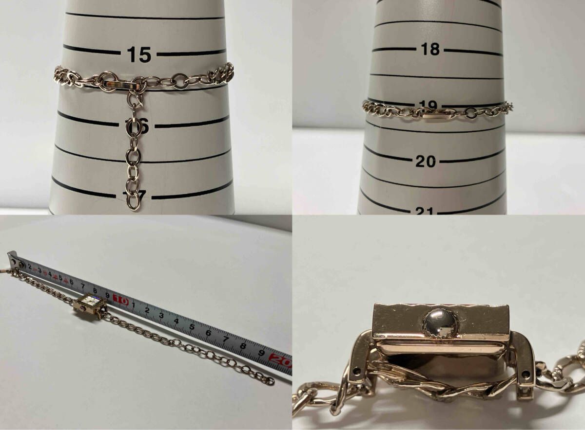 Nojess 腕時計 チェーンベルト レディース スクエア ノジェス 小さめ 2