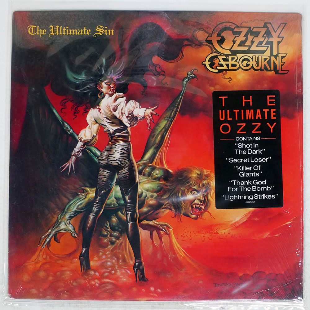 US盤 OZZY OSBOURNE/ULTIMATE SIN/CBS OZ40026 LP 【公式通販】