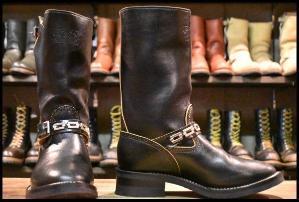 8 5 E リミテッド 23年 WESCO ウエスコ カスタムボス エンジニア ホースハイド チェーンスポッツ スタッズ FL 264