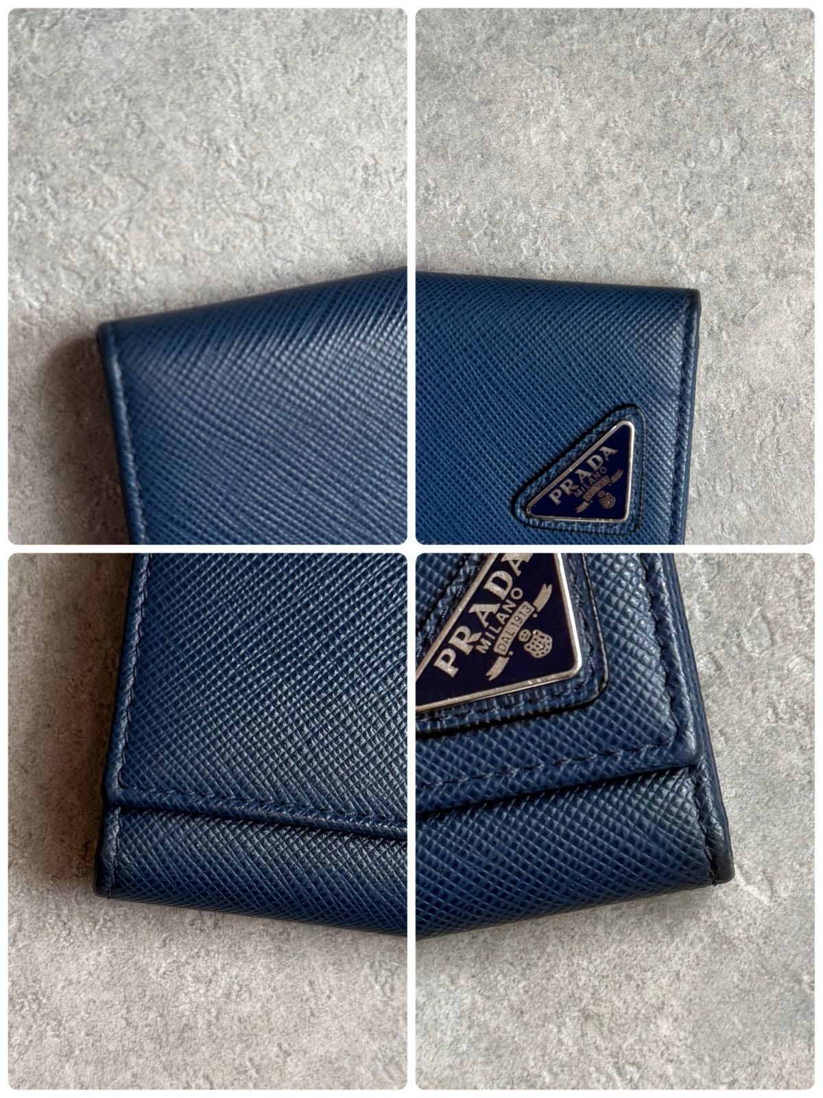 PRADA プラダ トライアングル 6連続キーケース サフィアーノレザー