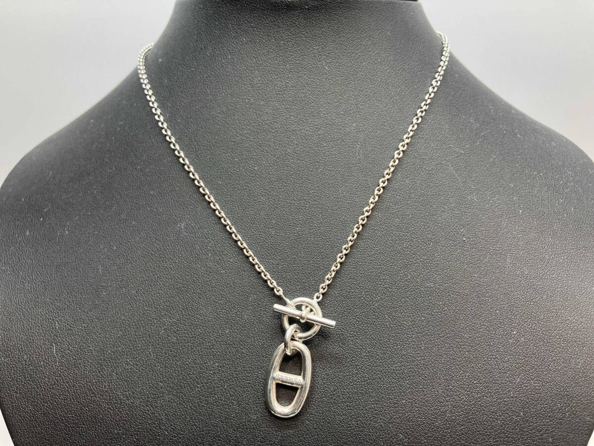 HERMES エルメス シェーヌダンクル アミュレット ペンダント