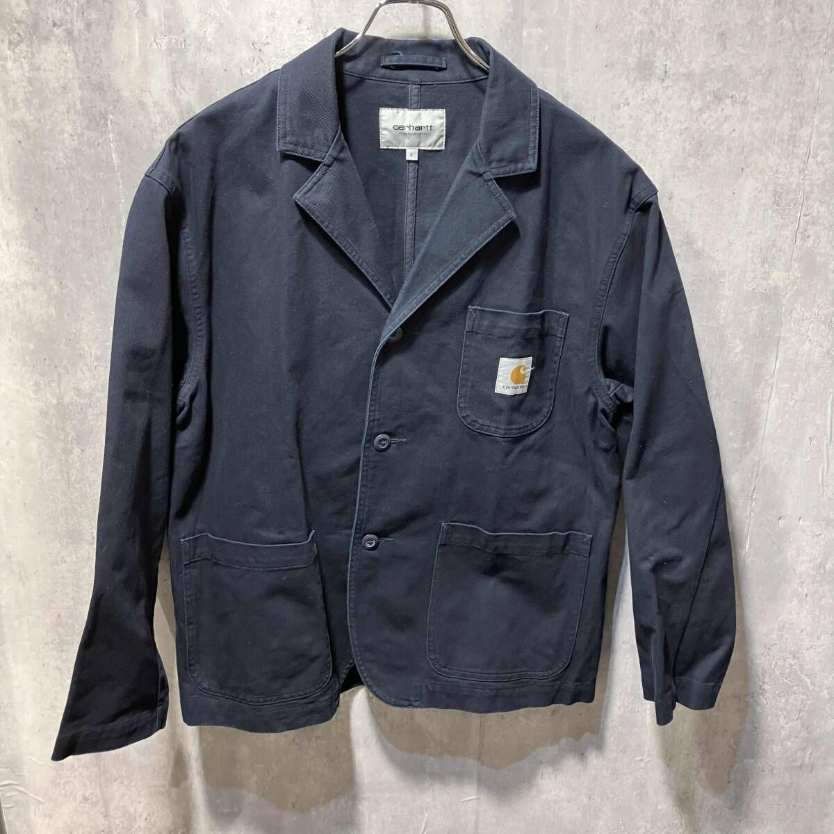 Carhartt MID LAND BRAZER ボタンジャケット サイズS ネイビー 