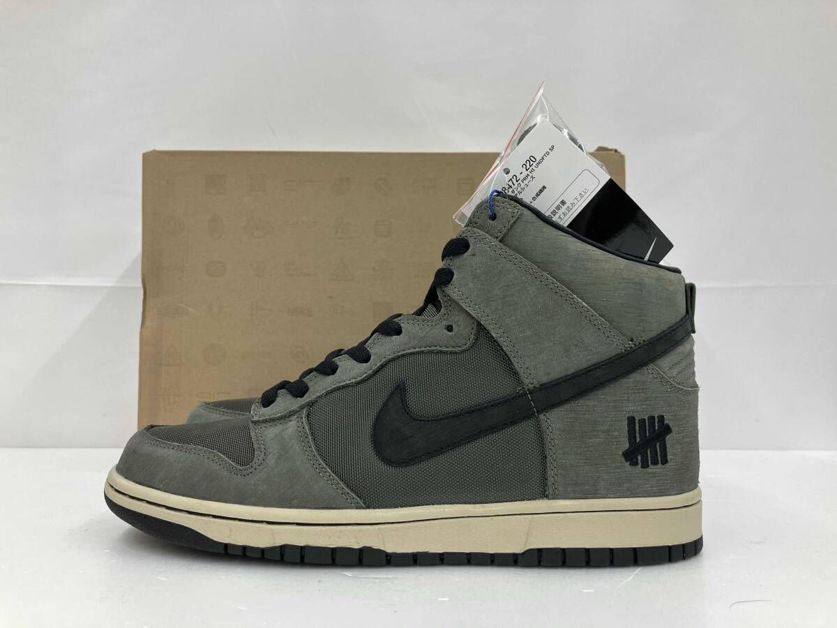 NIKE×UNDEFEATED ナイキ×アンディフィーテッド DUNK HIGH ダンクハイ 